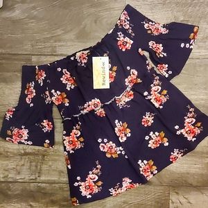 XS Rewind Flowy Floral Top